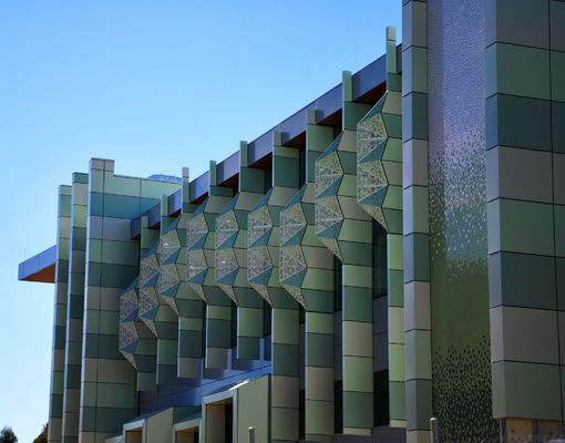 10mm pu for fencing metal lightweight exterior decorative doors ceiling perforated 2mm aluminum composite panels