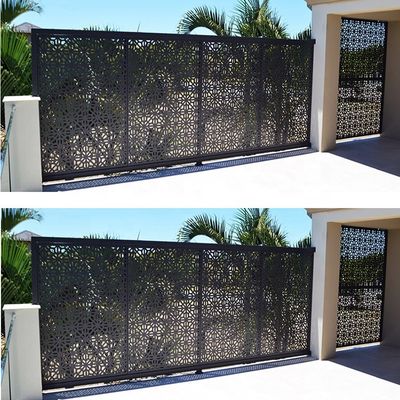Aluminum modern for home wrought iron latest main designs front barn doors fencing trellis gates others door
